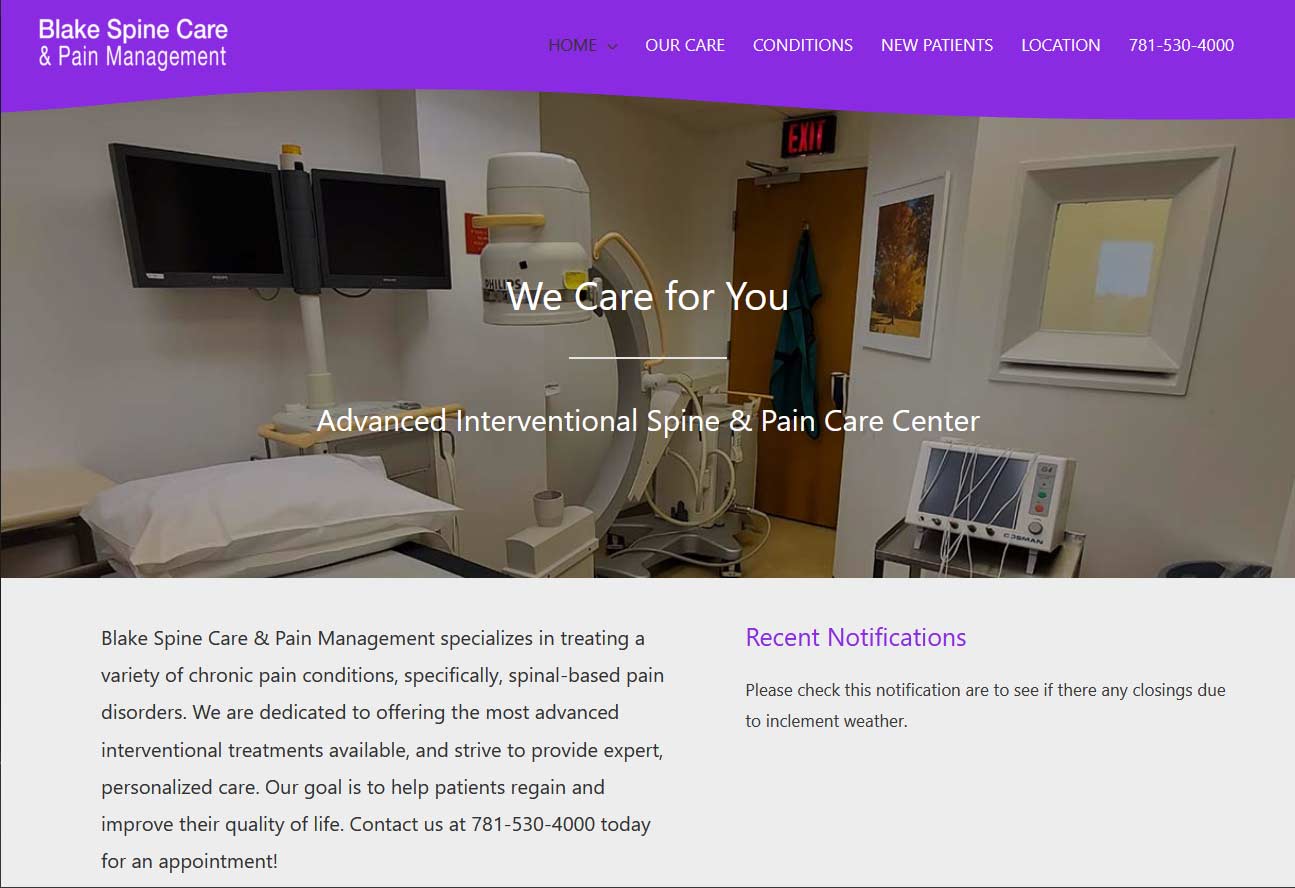 Healthcare Private Practice website